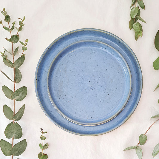 סט 4 צלחות ליה תכלת - מנה עיקרית