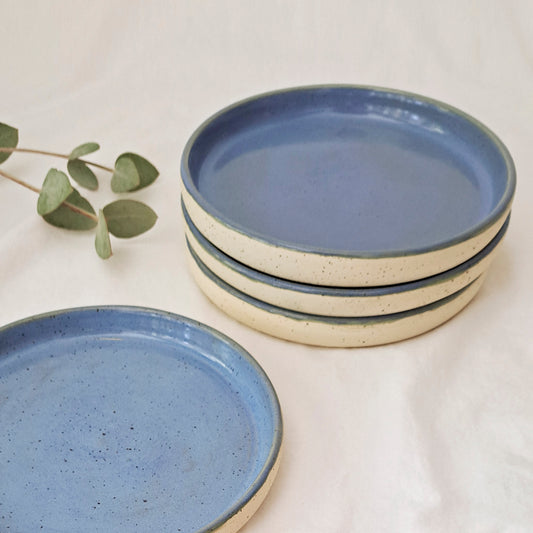 סט 4 צלחות ליה תכלת - מנה ראשונה