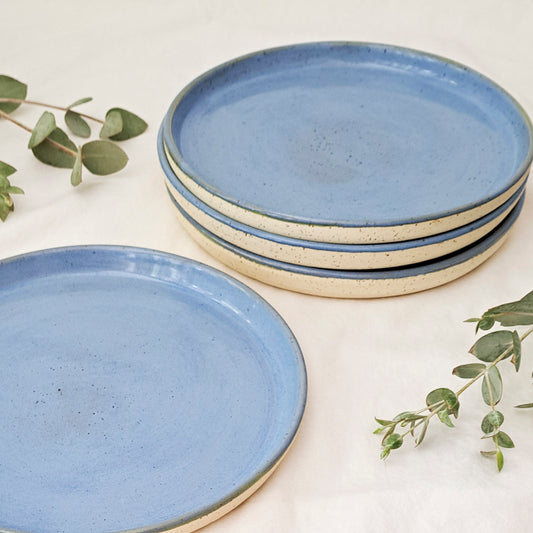 סט 4 צלחות ליה תכלת - מנה עיקרית