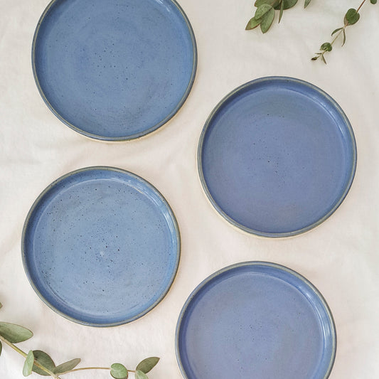 סט 4 צלחות ליה תכלת - מנה ראשונה